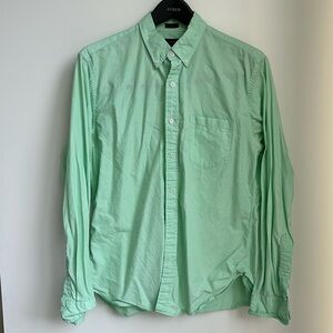 J Crew Slim Secret Wash Cotton Shirt (L)